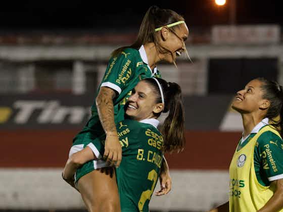 Imagem do artigo:Leticia marca duas vezes, e Palmeiras goleia Avaí Kindermann pelo Brasileirão Feminino