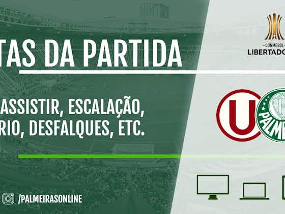 Imagem do artigo:Universitario x Palmeiras: escalações, desfalques, onde assistir e muito mais