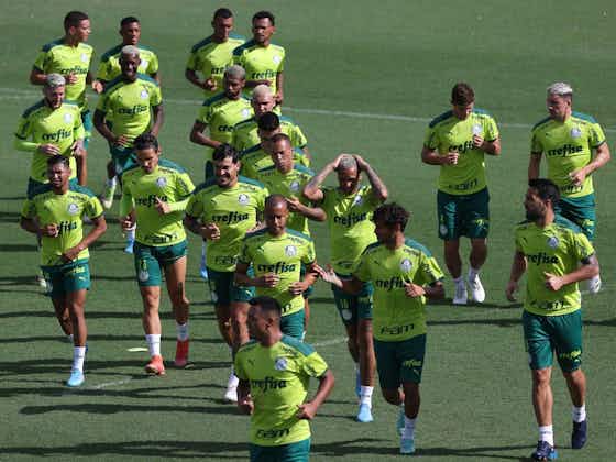 Imagem do artigo:Com foco em bolas paradas e pênaltis, Palmeiras encerra trabalhos nesta terça-feira