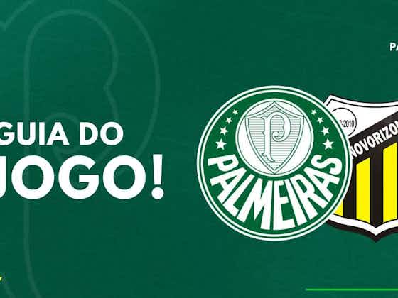Imagem do artigo:Palmeiras x Novorizontino – Prováveis escalações, onde assistir e arbitragem