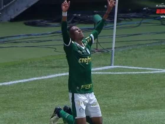 Imagem do artigo:VÍDEO | Estêvão marca terceiro gol do Palmeiras contra o Liverpool-URU e seu primeiro no profissional