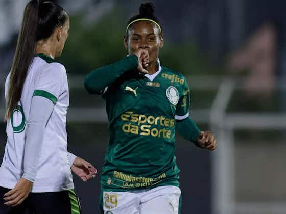 Imagem do artigo:Palmeiras derrota América-MG e alcança 3ª vitória consecutiva no Brasileirão Feminino