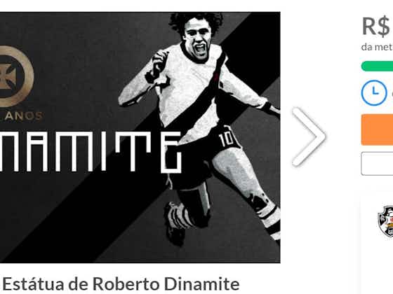Imagem do artigo:Gigante! Torcida bate meta em menos de 6 horas e Roberto Dinamite ganhará estátua em São Januário
