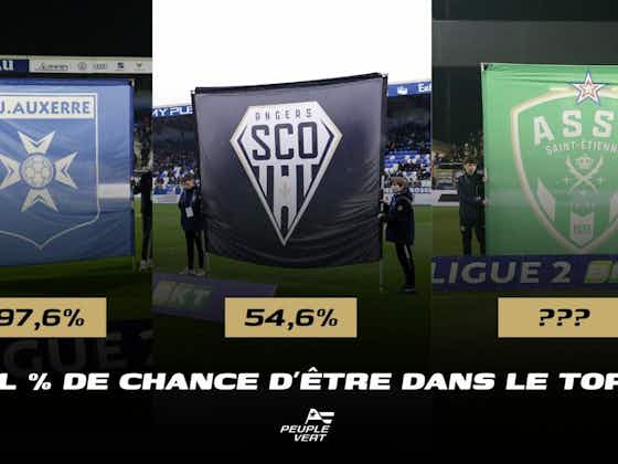 Artikelbild:Ligue 2 : Titre, montée… Quel % de chances pour l'ASSE ?!