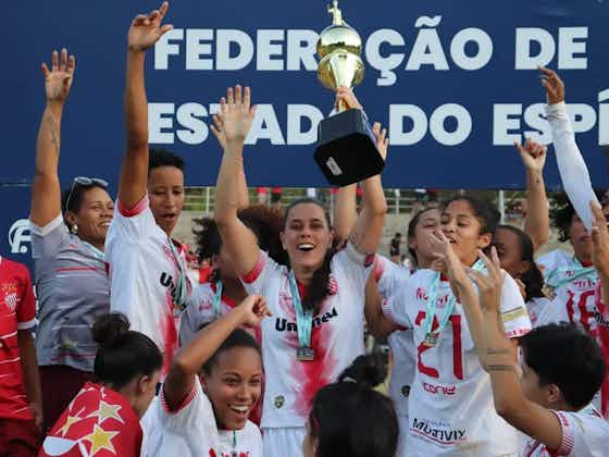 Imagem do artigo:Estaduais Femininos: Vila Nova é heptacampeão Capixaba