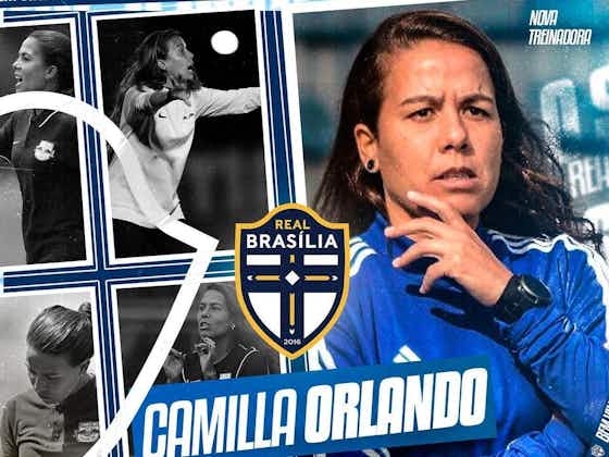 Imagem do artigo:Camila Orlando é anunciada como treinadora do Real Brasília