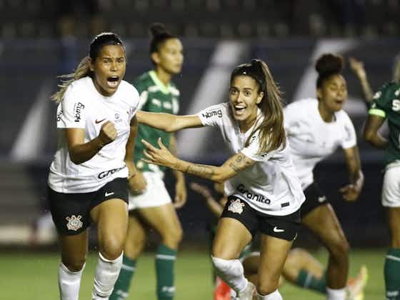 Imagem do artigo:Brasileiro Feminino: em jogo marcado por viradas, Corinthians vence o Palmeiras e volta a liderança