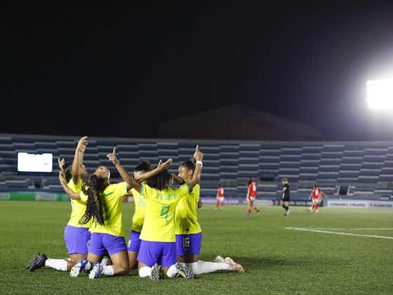 Imagem do artigo:Brasil estreia com goleada no Sul-americano sub-20
