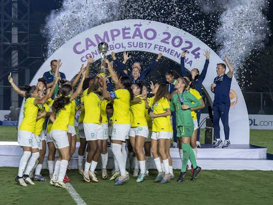 Imagem do artigo:Sul-Americano sub-17: Brasil goleia o Paraguai e conquista o pentacampeonato