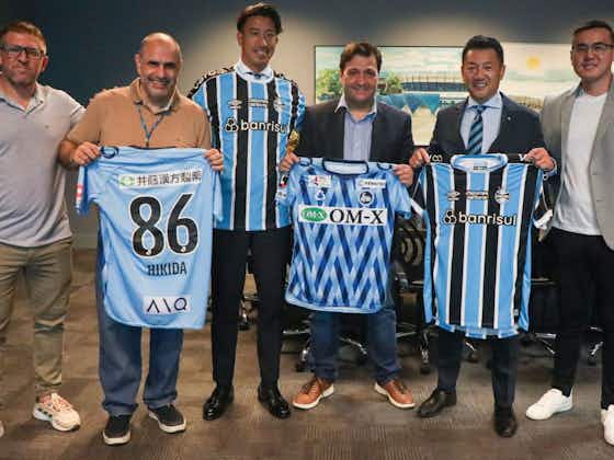 Imagem do artigo:Grêmio recebe visita de time japonês e pretende expandir sua marca