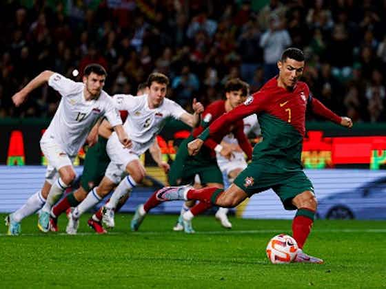 Article image:Ronaldo at the double as Portugal beat Liechtenstein 4-0 in the Euro 2024 qualifiers