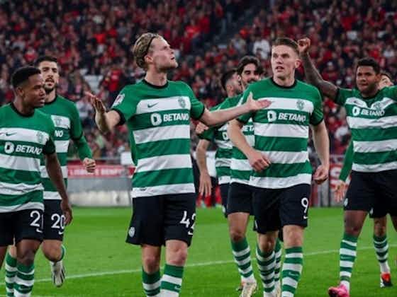 Article image:Sporting hold off Benfica fightback to make Portuguese Cup final after 2-2 thriller at the Luz