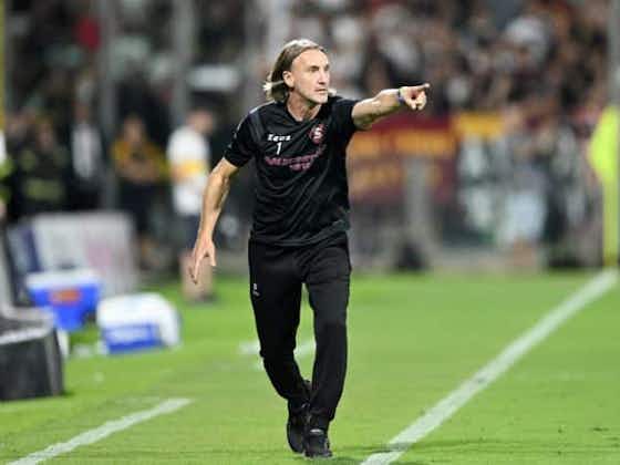 Article image:Salernitana boss Davide Nicola content with team’s display in Roma loss