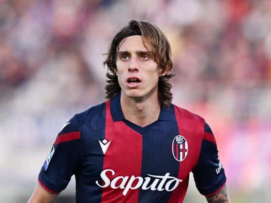 Article image:Bologna’s Riccardo Calafiori ‘would be happy’ if Roma qualified for Champions League