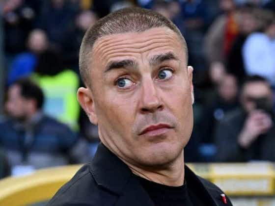 Article image:Udinese coach Fabio Cannavaro: “It’s a time when nothing goes right for us.”