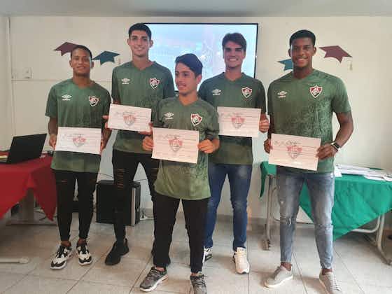 Imagem do artigo:Fluminense homenageia Moleques de Xerém formandos de 2021