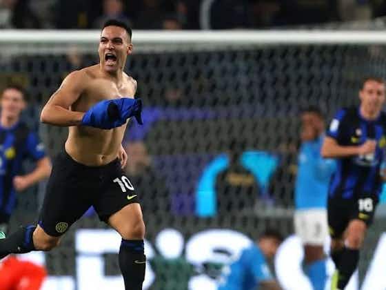Imagen del artículo:VIDEO Supercopa de Italia: Lautaro Martínez le dió el campeonato a Inter con un gol agónico y desató la locura