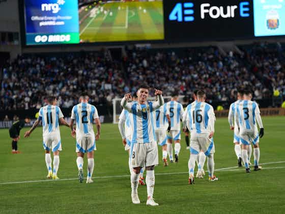 Imagen del artículo:Argentina ganó, goleó y gustó contra El Salvador en Filadelfia