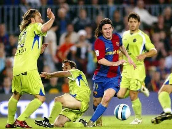Article image:Se cumplen 17 años del gol «maradoniano» de Lionel Messi al Getafe