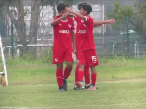 Imagen del artículo:El hijo del «Kun» Agüero convirtió su primer gol en las Inferiores de Independiente