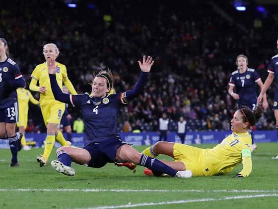 Article image:Scotland Women equalise in stoppage-time against Ukraine