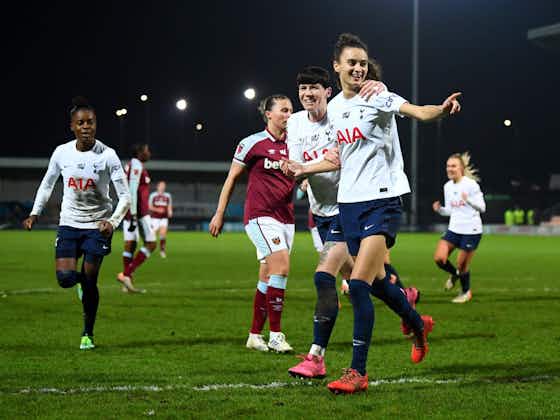 Article image:#FAWSL: Spurs Women held at the death by ten-player West Ham