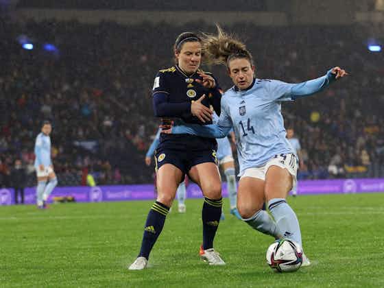 Article image:Record crowd see Scotland Women beaten 2-0 by Spain