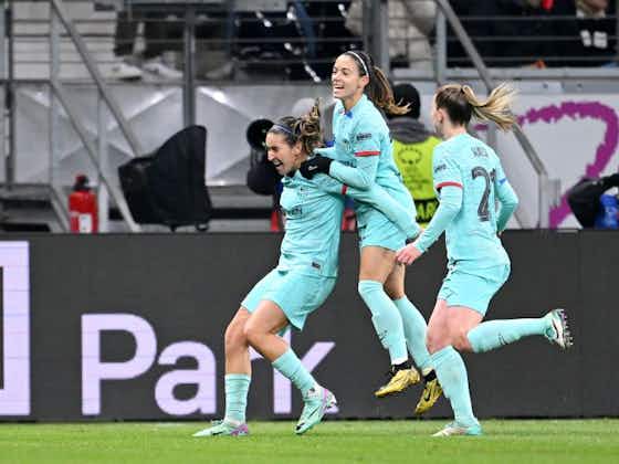 Article image:Barca overcome deficit at Eintracht Frankfurt in UEFA Women’s Champions League