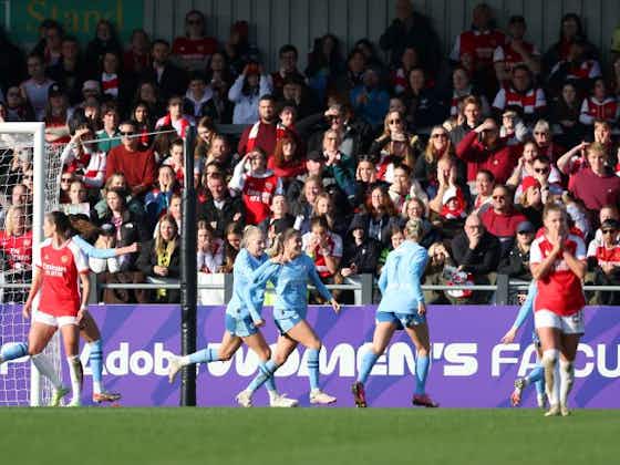 Article image:Manchester City knock Arsenal out of Adobe Women’s FA Cup