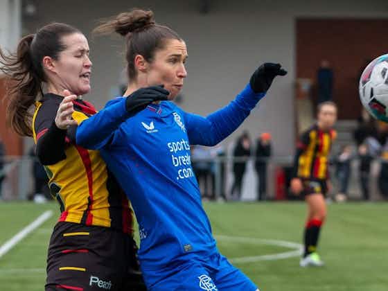 Article image:Partick Thistle Women second side to deny Rangers SWPL win