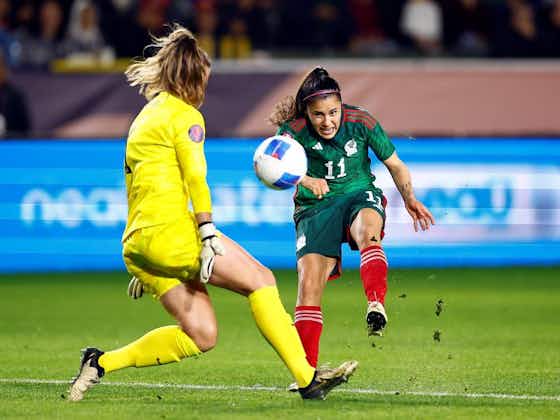 Article image:Mexico record only second-ever win over USWNT to top Gold Cup group