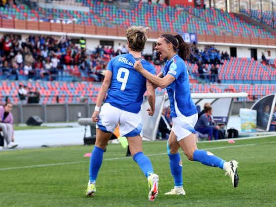 Article image:Women’s EURO Qualifiers: Italy defeat Dutch, Austria give Germany a fright