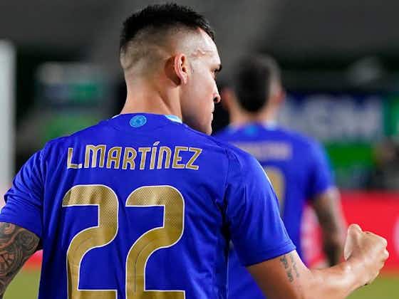 Imagen del artículo:Lautaro Martínez cortó una racha de un año y medio sin hacer goles con la Selección Argentina