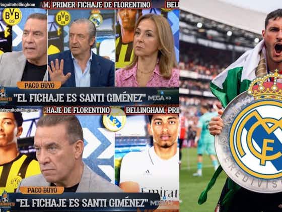 Imagen del artículo:Real Madrid: Santi Giménez comparte video del Chiringuito que lo pone como sucesor de Benzema