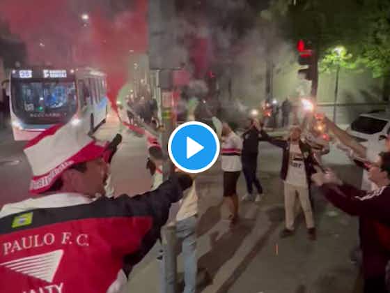 Imagem do artigo:Mesmo com derrota, torcedores fazem barulho nas ruas de Córdoba