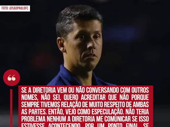 Imagem do artigo:Oficialmente técnico do São Paulo, Carpini desabafa antes e depois da partida contra o Flamengo
