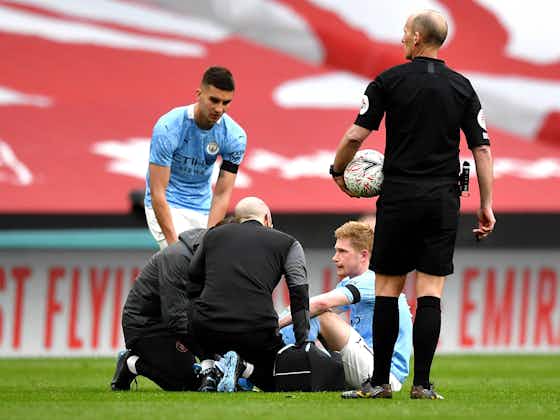 Article image:Pep Guardiola provides worrying injury update on Kevin De Bruyne