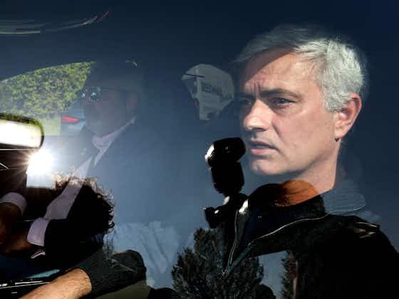 Article image:Jose Mourinho has been spotted returning to Tottenham Hotspur’s training ground this afternoon