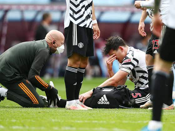 Article image:Ole Gunnar Solskjaer provides injury update on Harry Maguire after Aston Villa clash