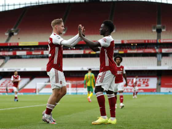 Article image:Emile Smith Rowe posts message on Instagram after Arsenal win vs West Brom