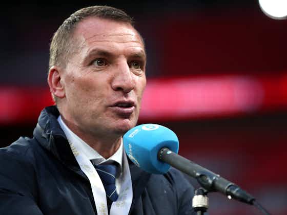 Article image:Tottenham Hotspur back in for Leicester City boss Brendan Rodgers