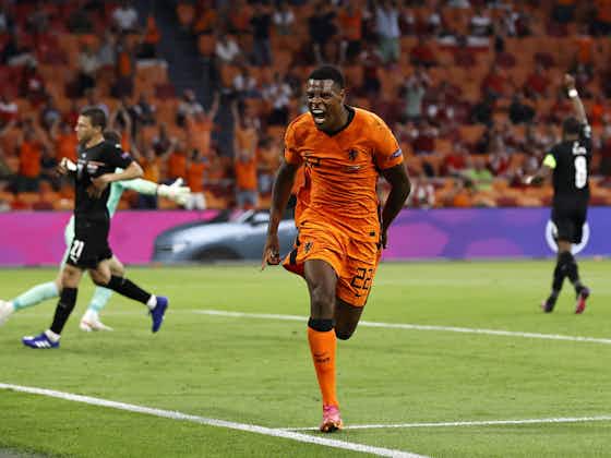 Article image:Everton fans react to Denzel Dumfries’ latest Euro 2020 display