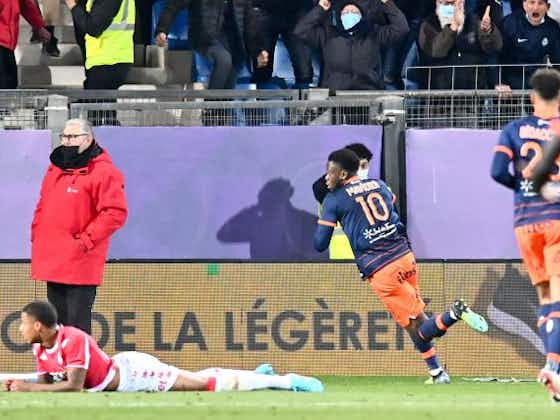 Image de l'article :Ligue 1 : Montpellier assomme Monaco et lui passe devant