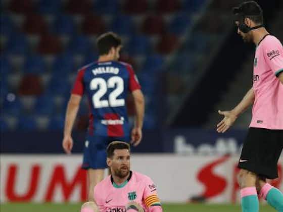 Image de l'article :Résultat Liga : le Barça accroché à Levante, le titre s'envole
