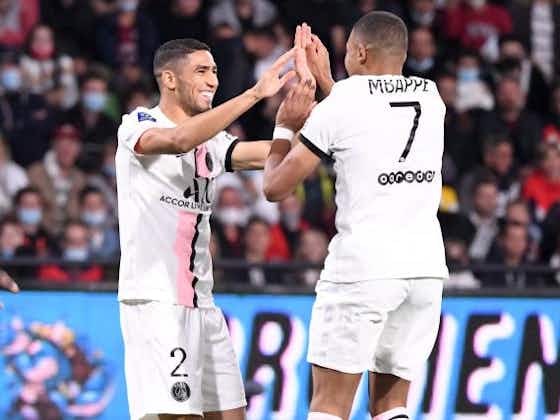 Image de l'article :FC Metz - PSG (1-2) : Hakimi savoure son doublé et en dit plus sur l'altercation entre Mbappé et Oukidja