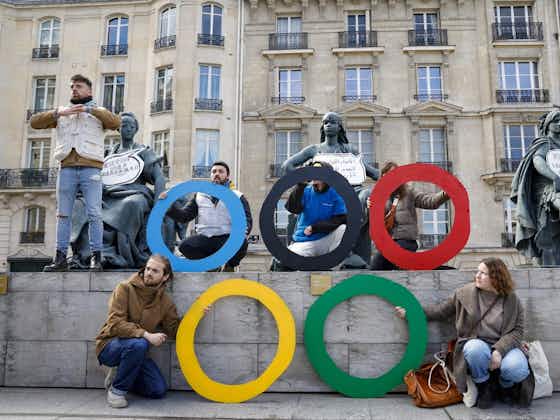 Imagem do artigo:Protestos ligados aos Jogos Olímpicos tomam as ruas de Paris