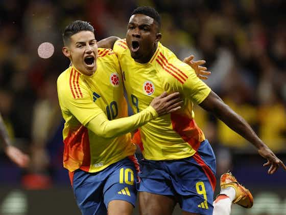 Imagem do artigo:Com James e Ríos titulares, Colômbia vence amistoso contra Romênia