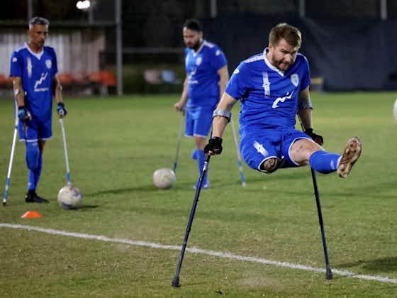 Imagem do artigo:Sobrevivente do ataque do Hamas vira estrela do time de futebol para amputados