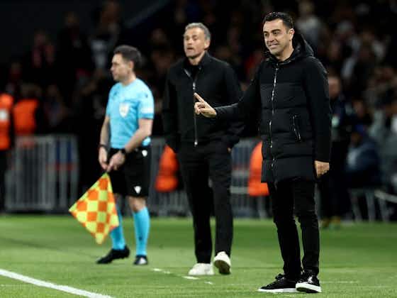 Imagem do artigo:Técnico do Barcelona, Xavi analisa resultado contra o PSG pela Champions: “Grande vitória”