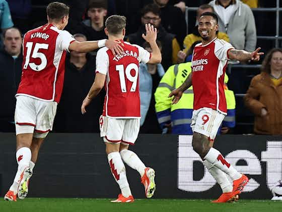 Imagem do artigo:Com assistência de Gabriel Jesus, Arsenal bate o Wolverhampton e assume a liderança do Campeonato Inglês